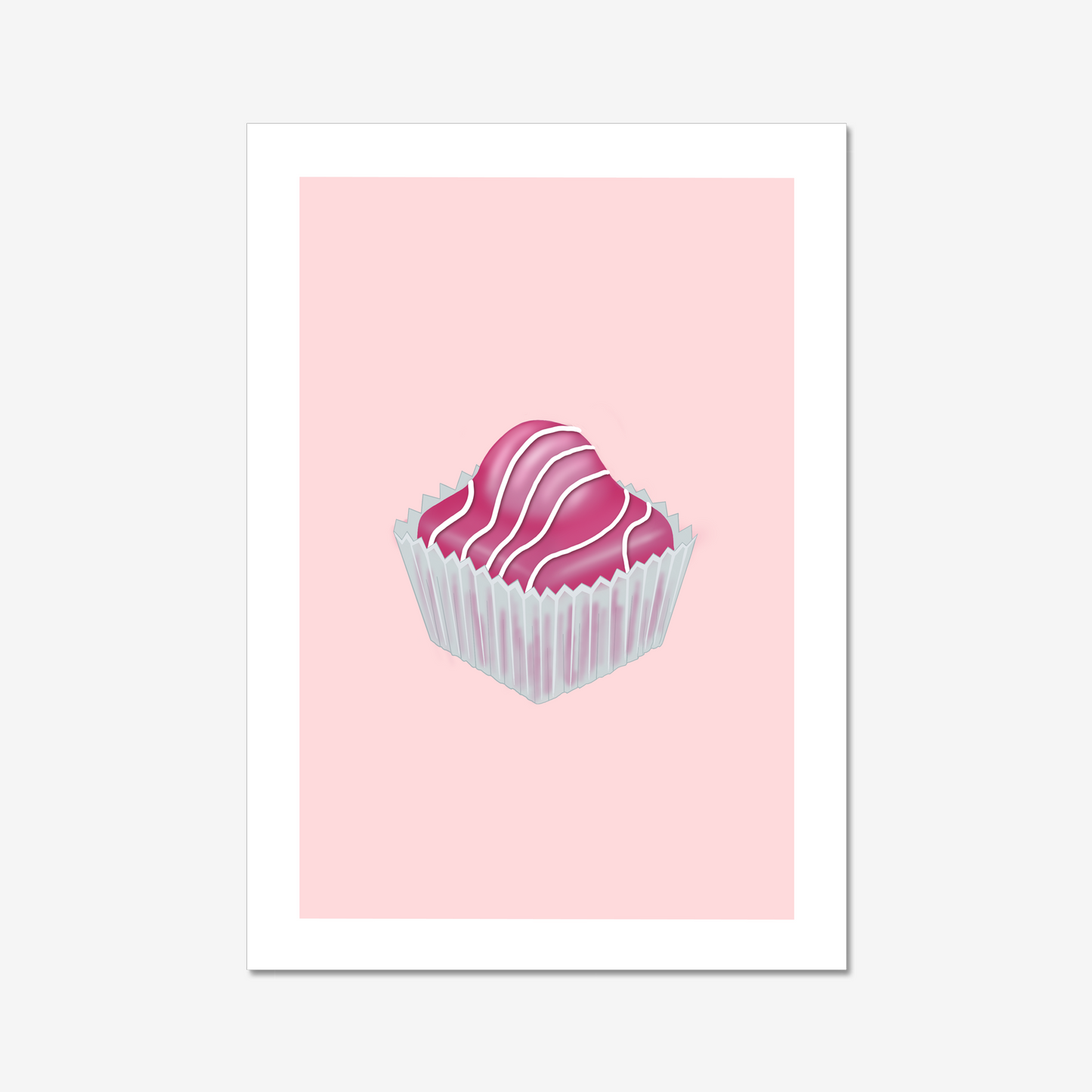 Pink Strawberry French Fancy