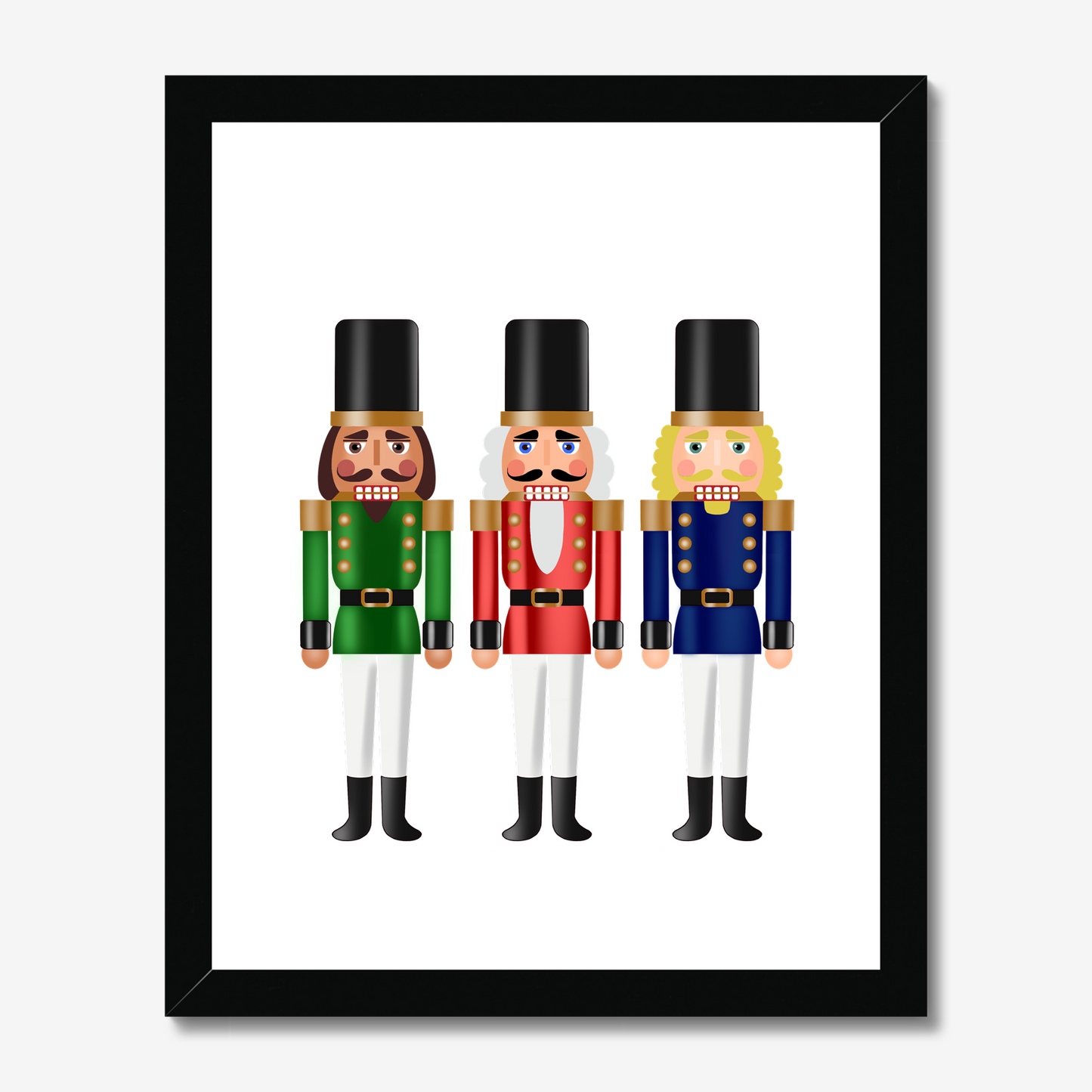 Nutcracker group framed prints