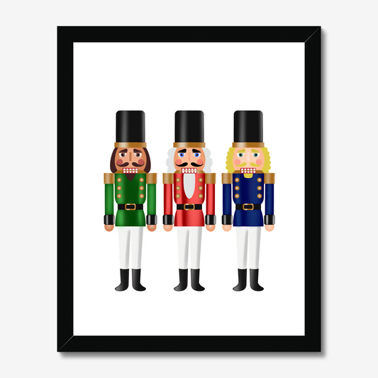 Nutcracker group framed prints